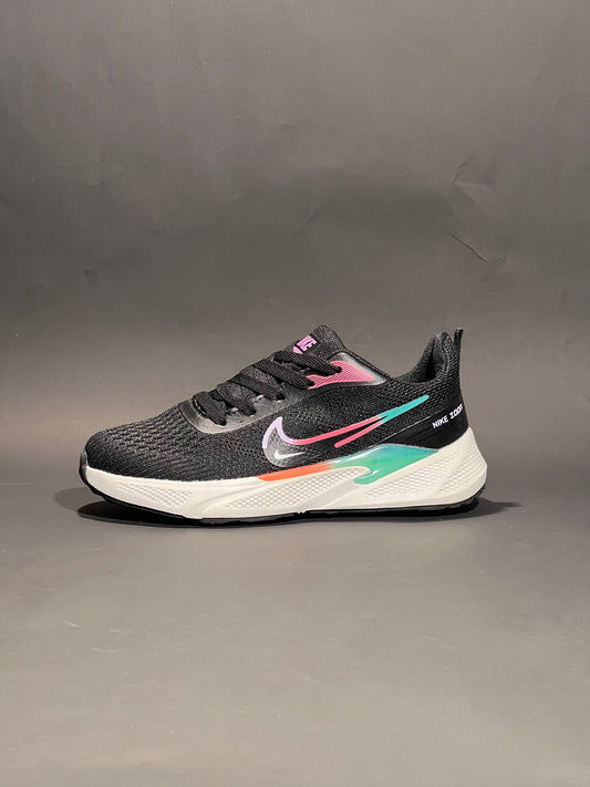 NIKE ZOOM NOIRE +VERT ORANGE