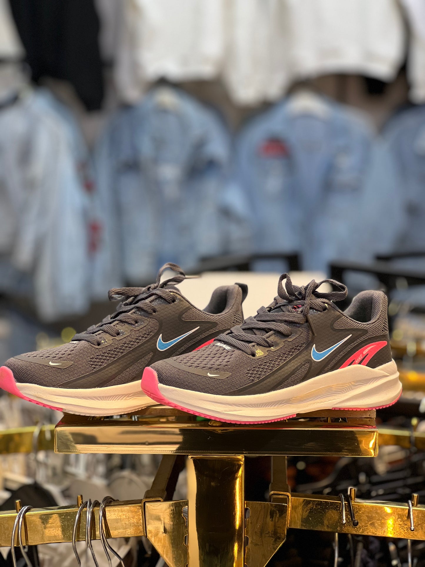 NIKE ZOOM GRIS SOURIS Blue sielle